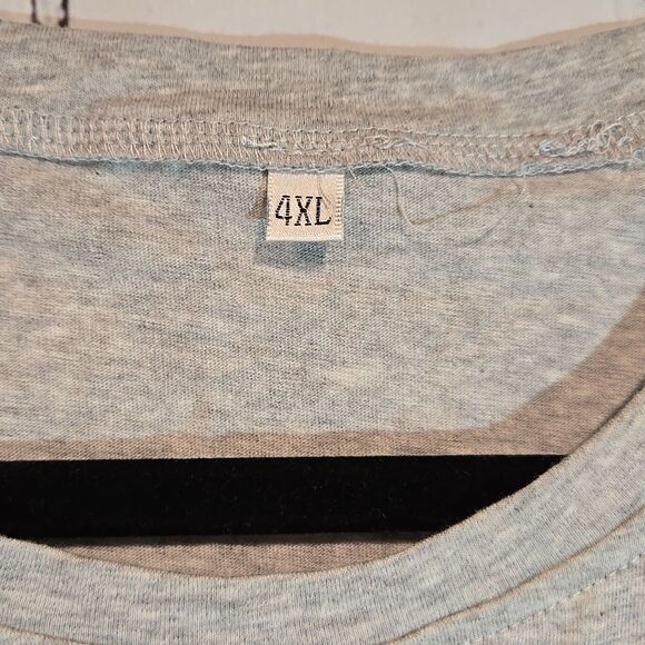 Women's plus size 4X gray faith t shirt - Picture 4 of 6